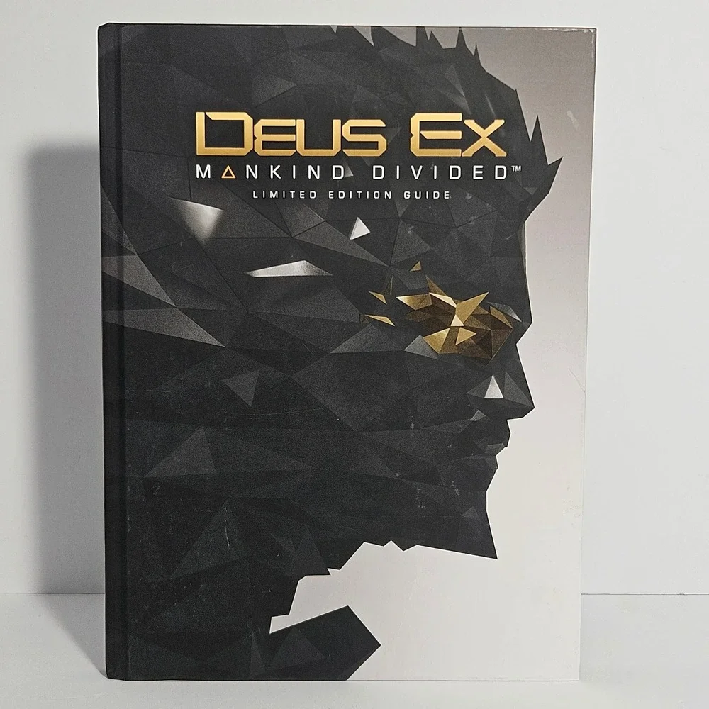 Deus Ex Mankind Divided Limited Edition Strategy Guide Prima Games Hardcover